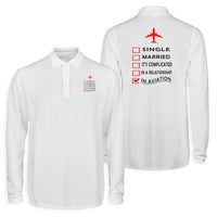 Thumbnail for In Aviation Designed Long Sleeve Polo T-Shirts (Double-Side)