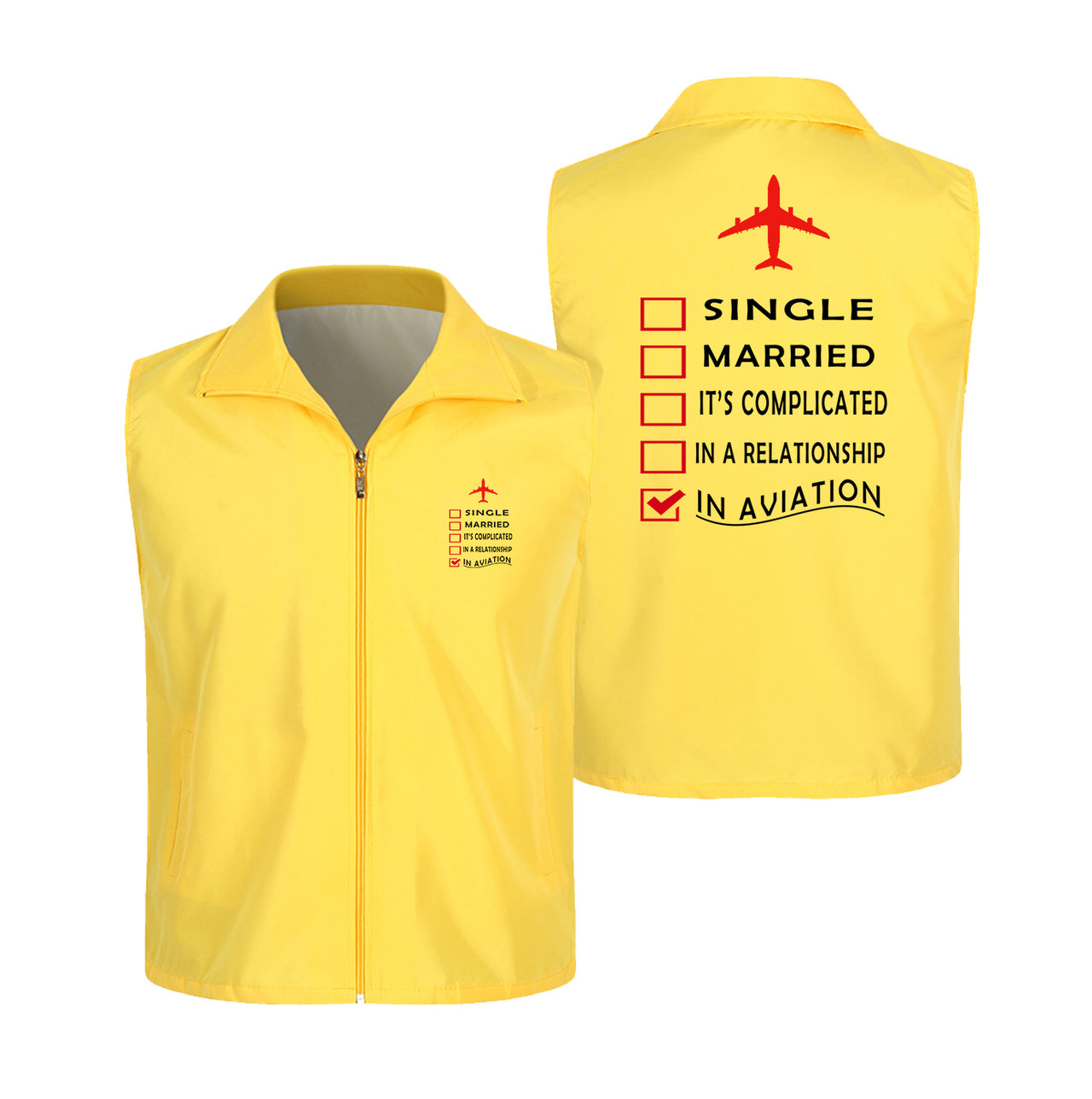 In Aviation Designed Thin Style Vests