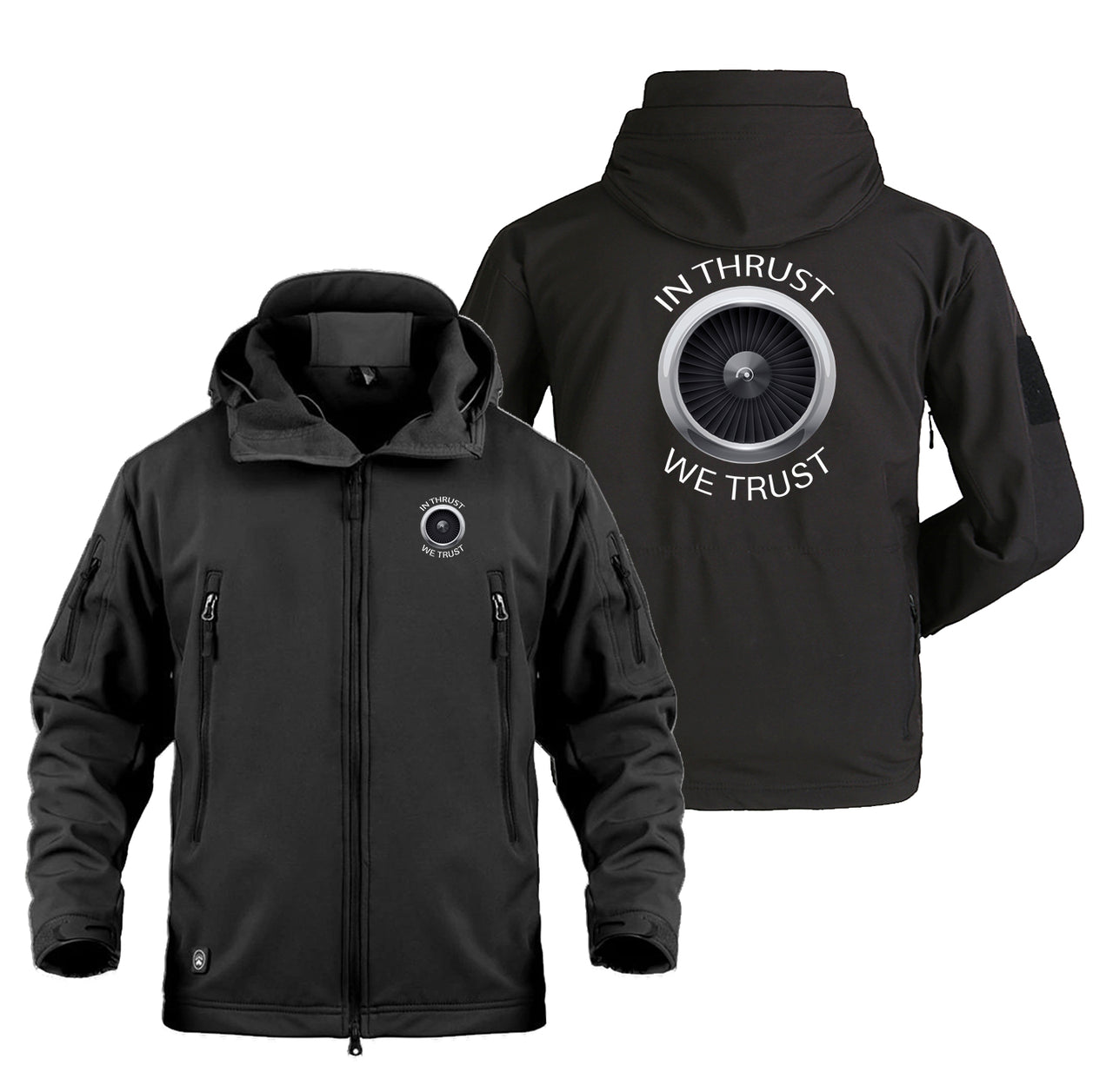 In Thrust We Trust Designed Military Jackets (Customizable)