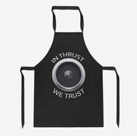 Thumbnail for In Thrust We Trust Designed Kitchen Aprons