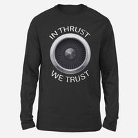 Thumbnail for In Thrust We Trust Designed Long-Sleeve T-Shirts