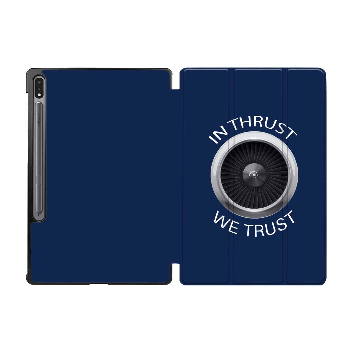 In Thrust We Trust Designed Samsung Tablet Cases