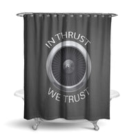 Thumbnail for In Thrust We Trust Designed Shower Curtains