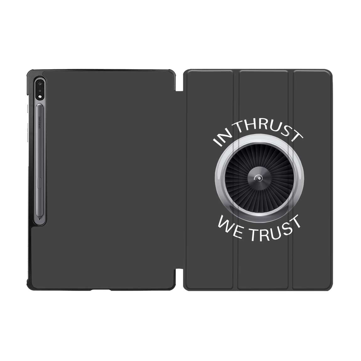 In Thrust We Trust Designed Samsung Tablet Cases