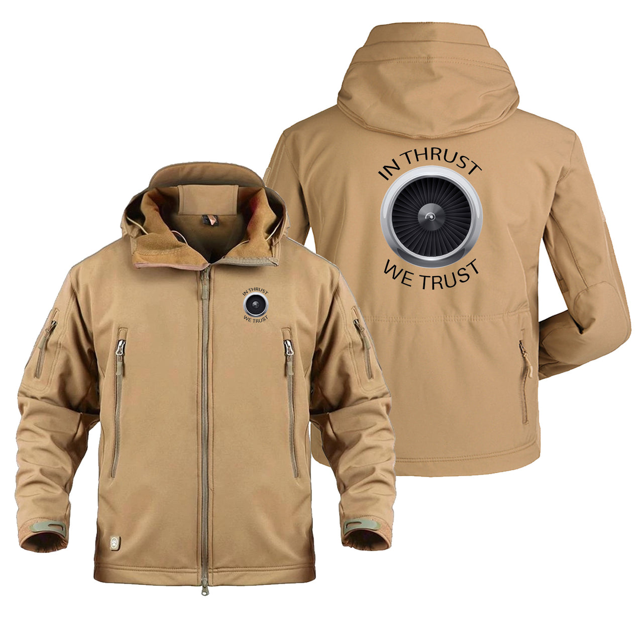 In Thrust We Trust Designed Military Jackets (Customizable)