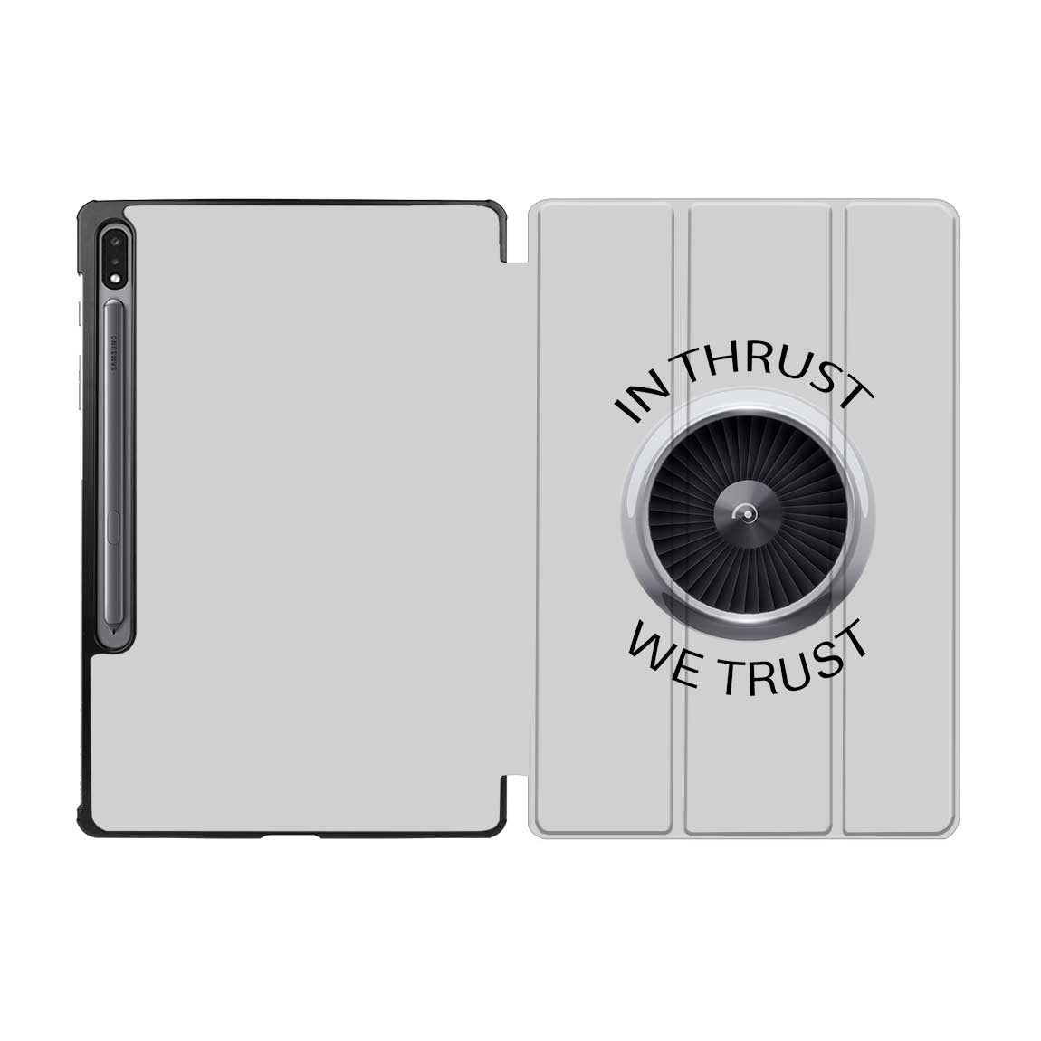 In Thrust We Trust Designed Samsung Tablet Cases