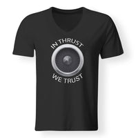 Thumbnail for In Thrust We Trust Designed V-Neck T-Shirts