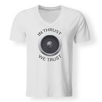 Thumbnail for In Thrust We Trust Designed V-Neck T-Shirts
