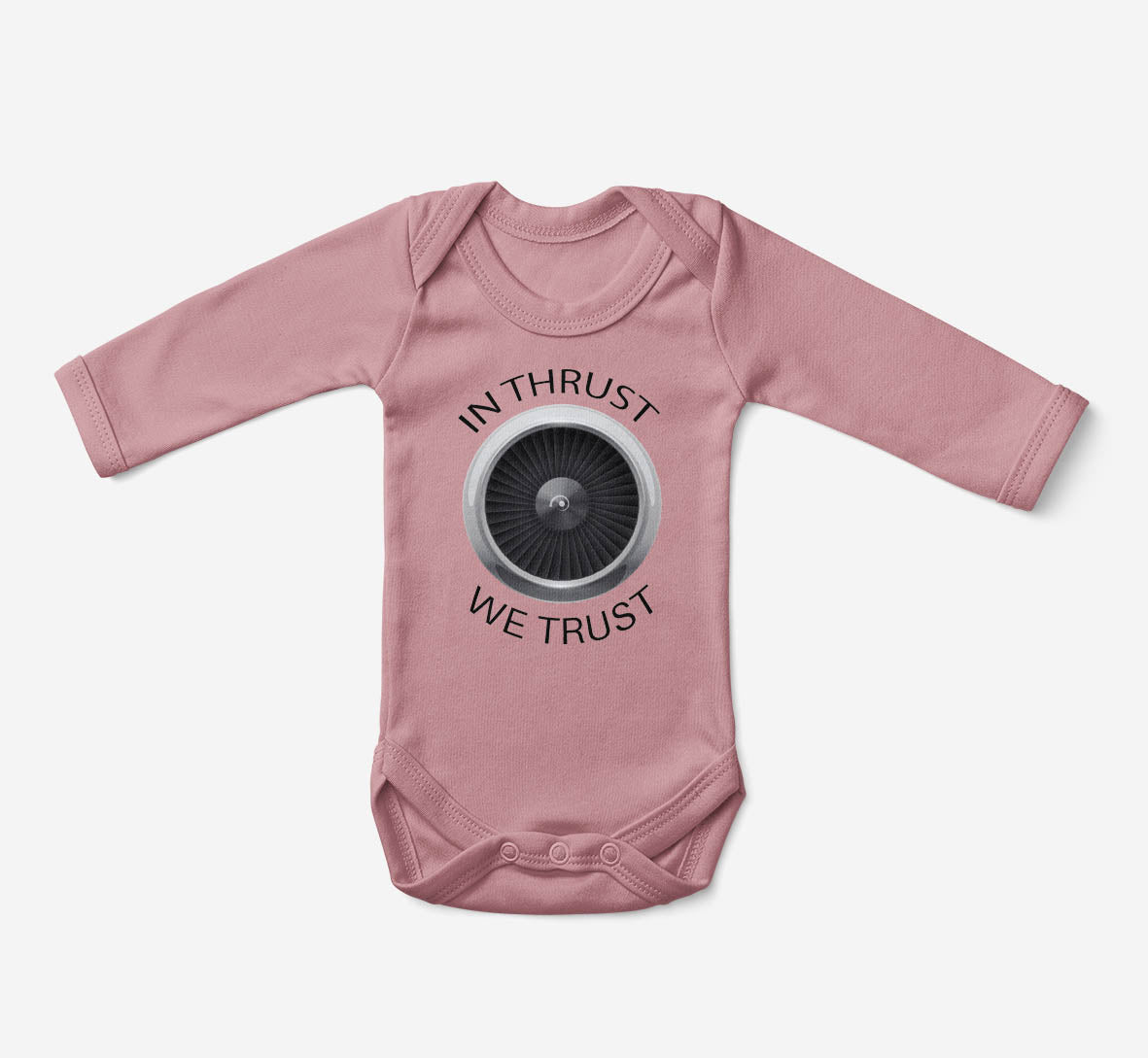 In Thrust We Trust Designed Baby Bodysuits