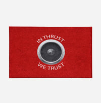 Thumbnail for In Thrust We Trust Designed Door Mats