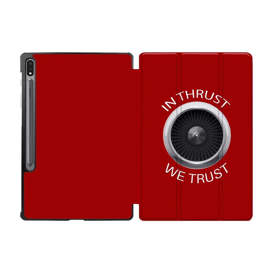 In Thrust We Trust Designed Samsung Tablet Cases
