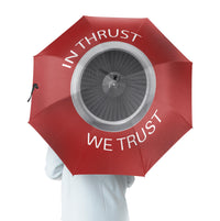 Thumbnail for In Thrust We Trust Designed Umbrella