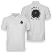 Thumbnail for In Thrust We Trust Designed Double Side Polo T-Shirts