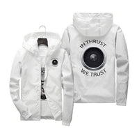Thumbnail for In Thrust We Trust Designed Windbreaker Jackets