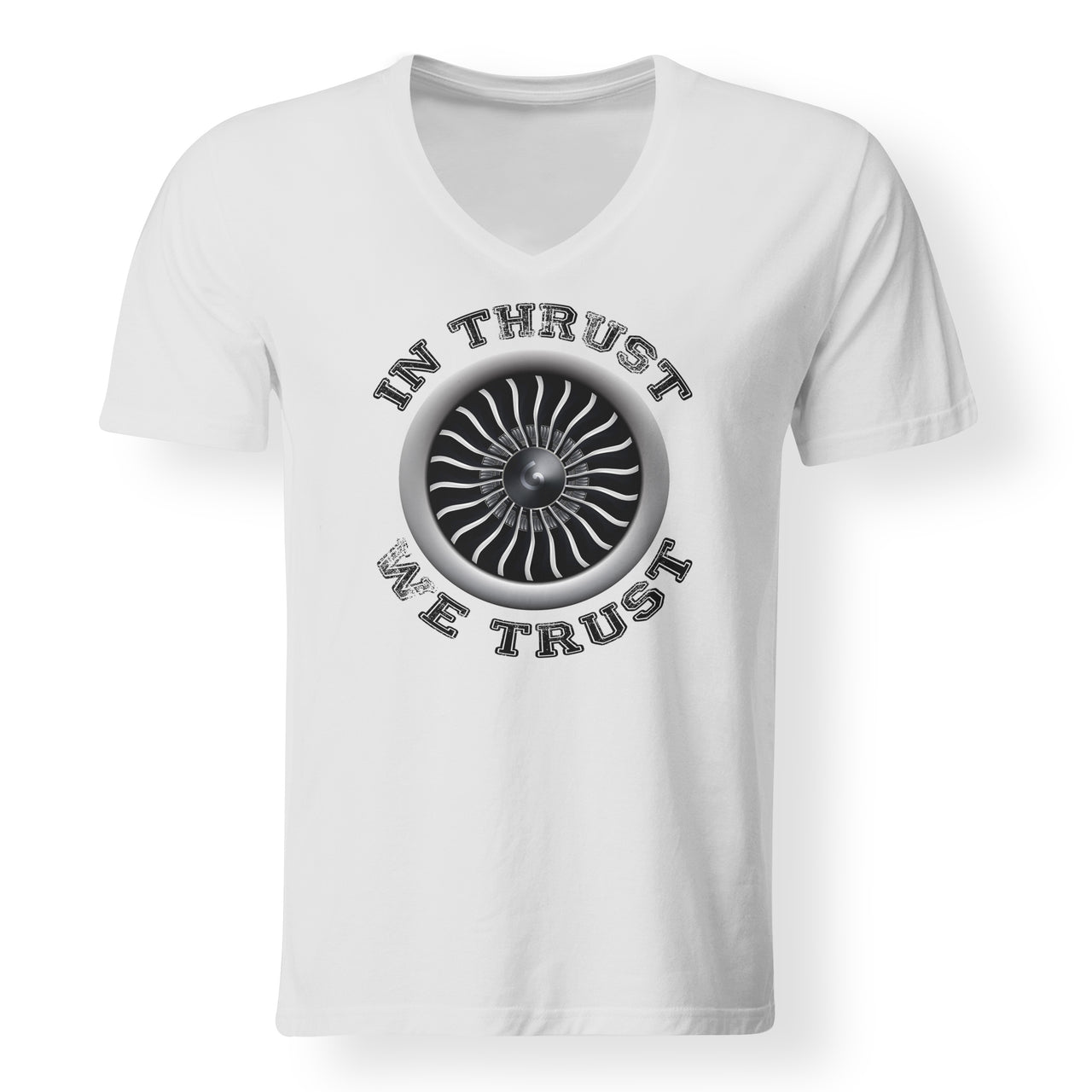 In Thrust We Trust (Vol 2) Designed V-Neck T-Shirts