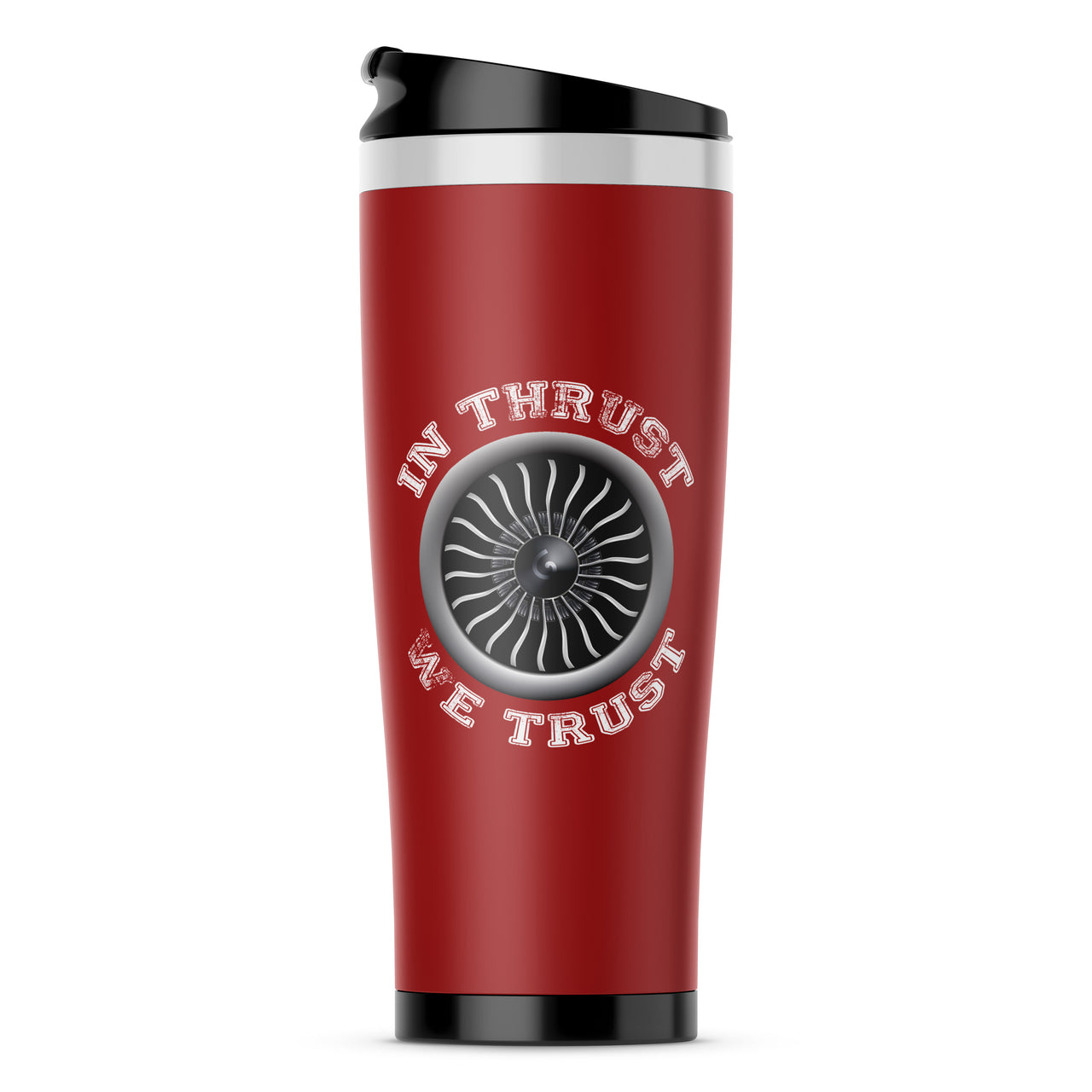 In Thrust We Trust (Vol 2) Designed Travel Mugs