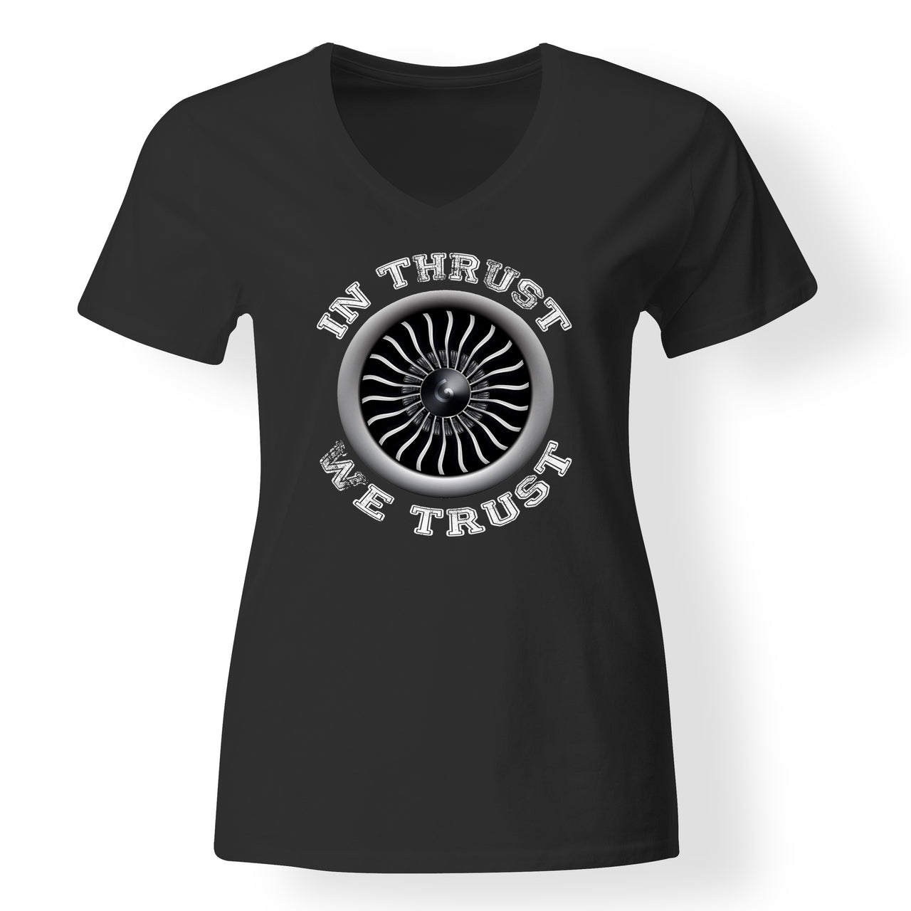 In Thrust We Trust (Vol 2) Designed V-Neck T-Shirts
