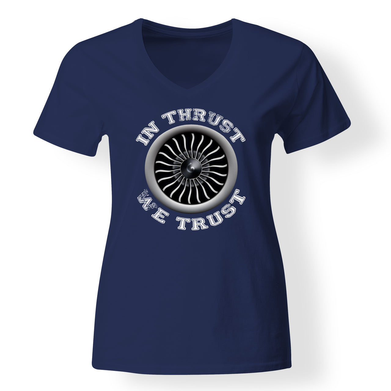 In Thrust We Trust (Vol 2) Designed V-Neck T-Shirts