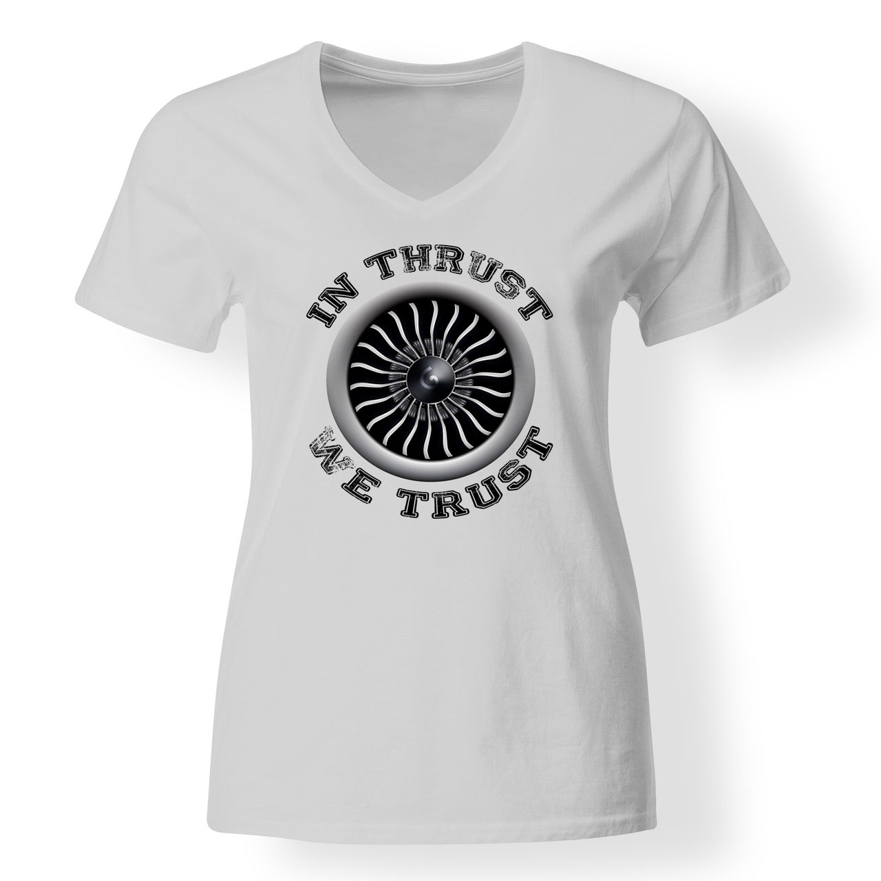 In Thrust We Trust (Vol 2) Designed V-Neck T-Shirts