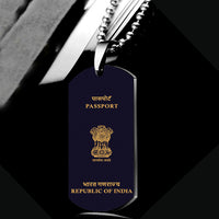 Thumbnail for Indian Passport Designed Metal Necklaces
