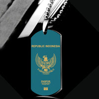 Thumbnail for Indonesian Passport Designed Metal Necklaces