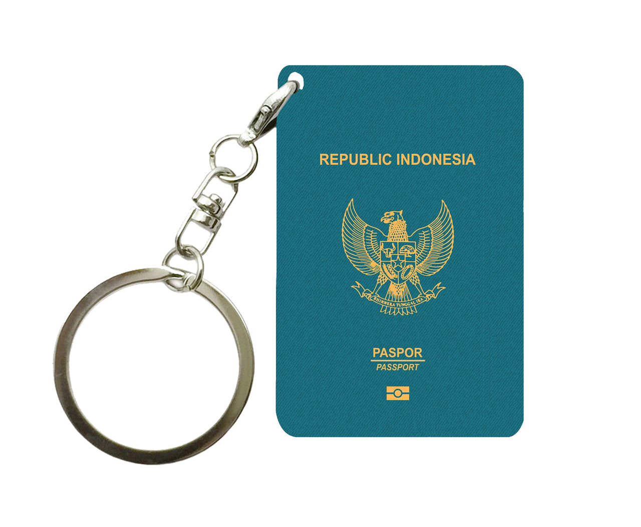 Indonesian Passport Designed Key Chains