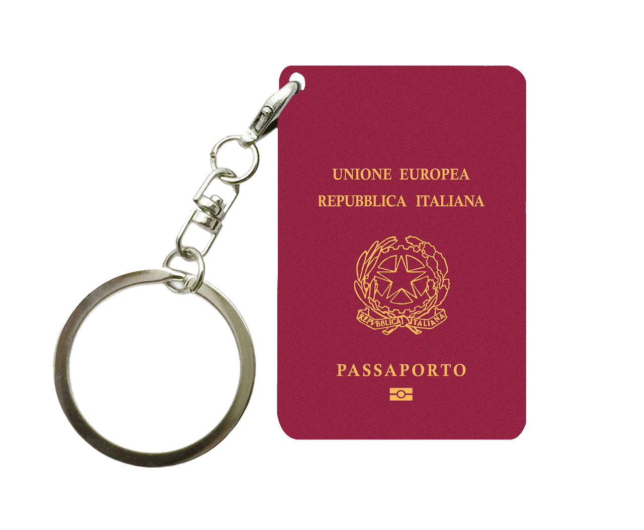 Italian Passport Designed Key Chains