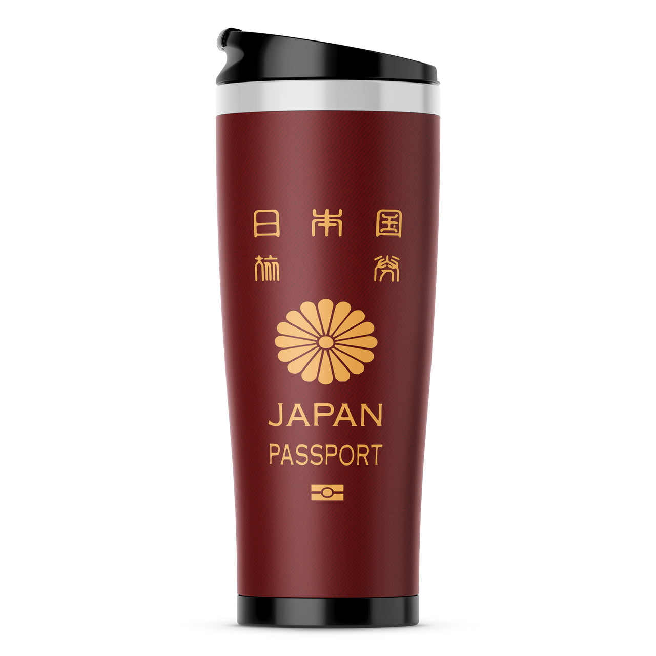 Japan Passport Designed Stainless Steel Travel Mugs