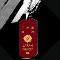 Thumbnail for Japan Passport Designed Metal Necklaces