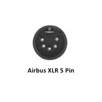 Thumbnail for Aviation Headset GA Dual Plugs to Airbus XLR 5 Pin Adapter