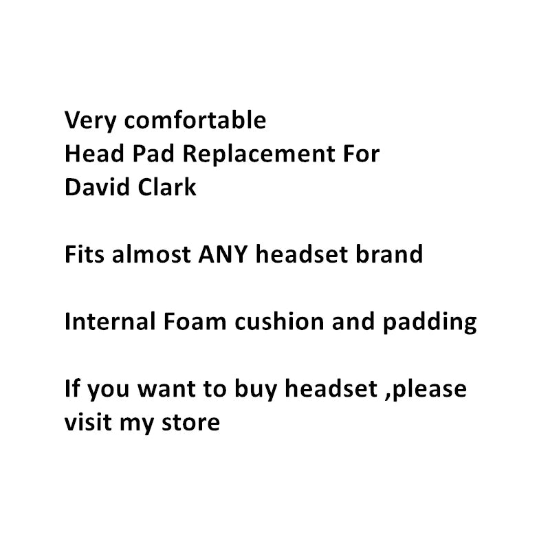 Aviation Headsets Head Pad For Replacement David Clark