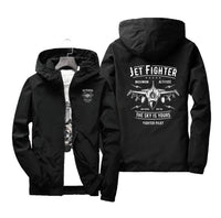 Thumbnail for Jet Fighter - The Sky is Yours Designed Windbreaker Jackets