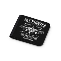 Thumbnail for Jet Fighter - The Sky is Yours Designed Wallets