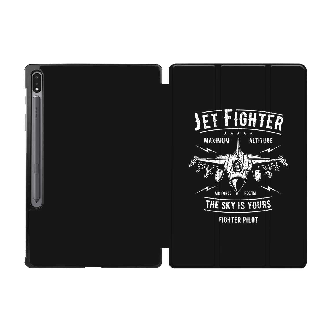 Jet Fighter - The Sky is Yours Designed Samsung Tablet Cases