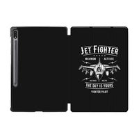 Thumbnail for Jet Fighter - The Sky is Yours Designed Samsung Tablet Cases