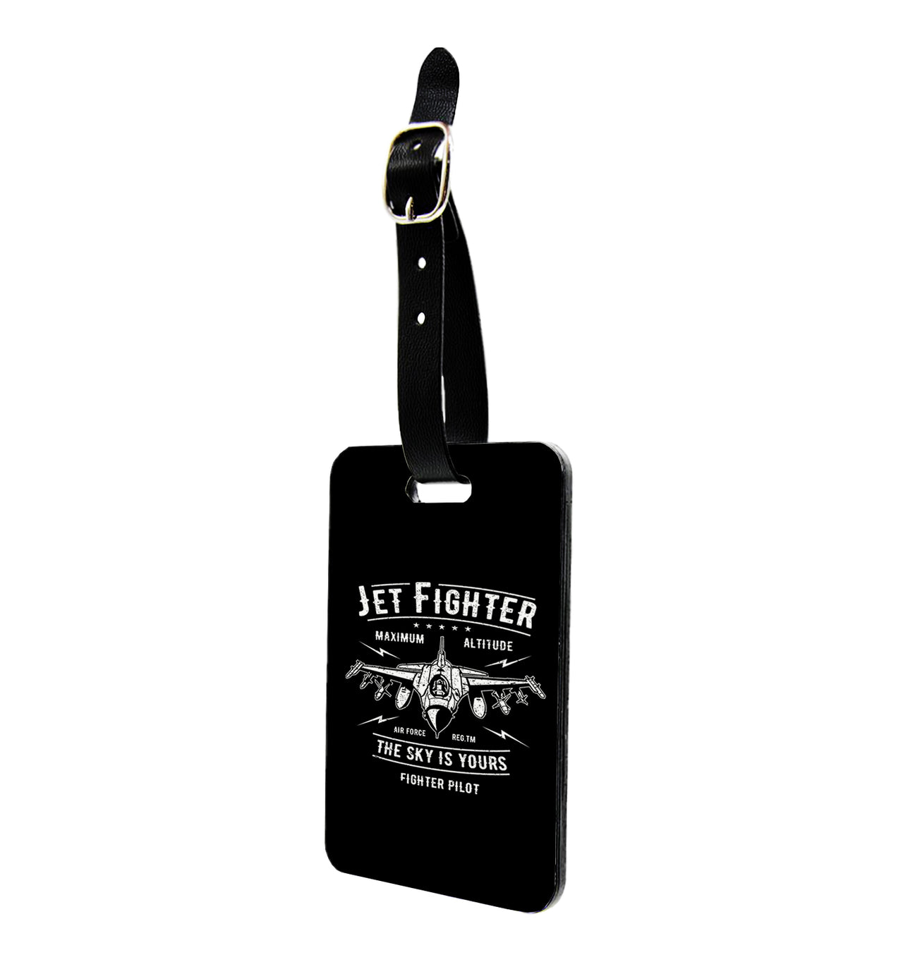 Jet Fighter - The Sky is Yours Designed Luggage Tag