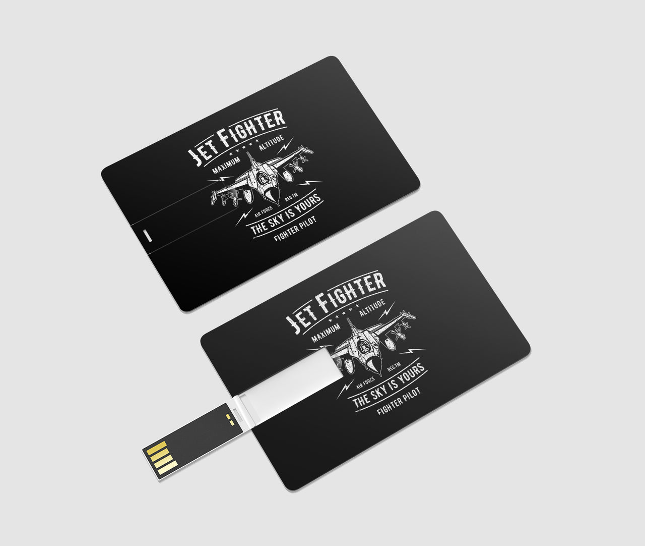 Jet Fighter - The Sky is Yours Designed USB Cards