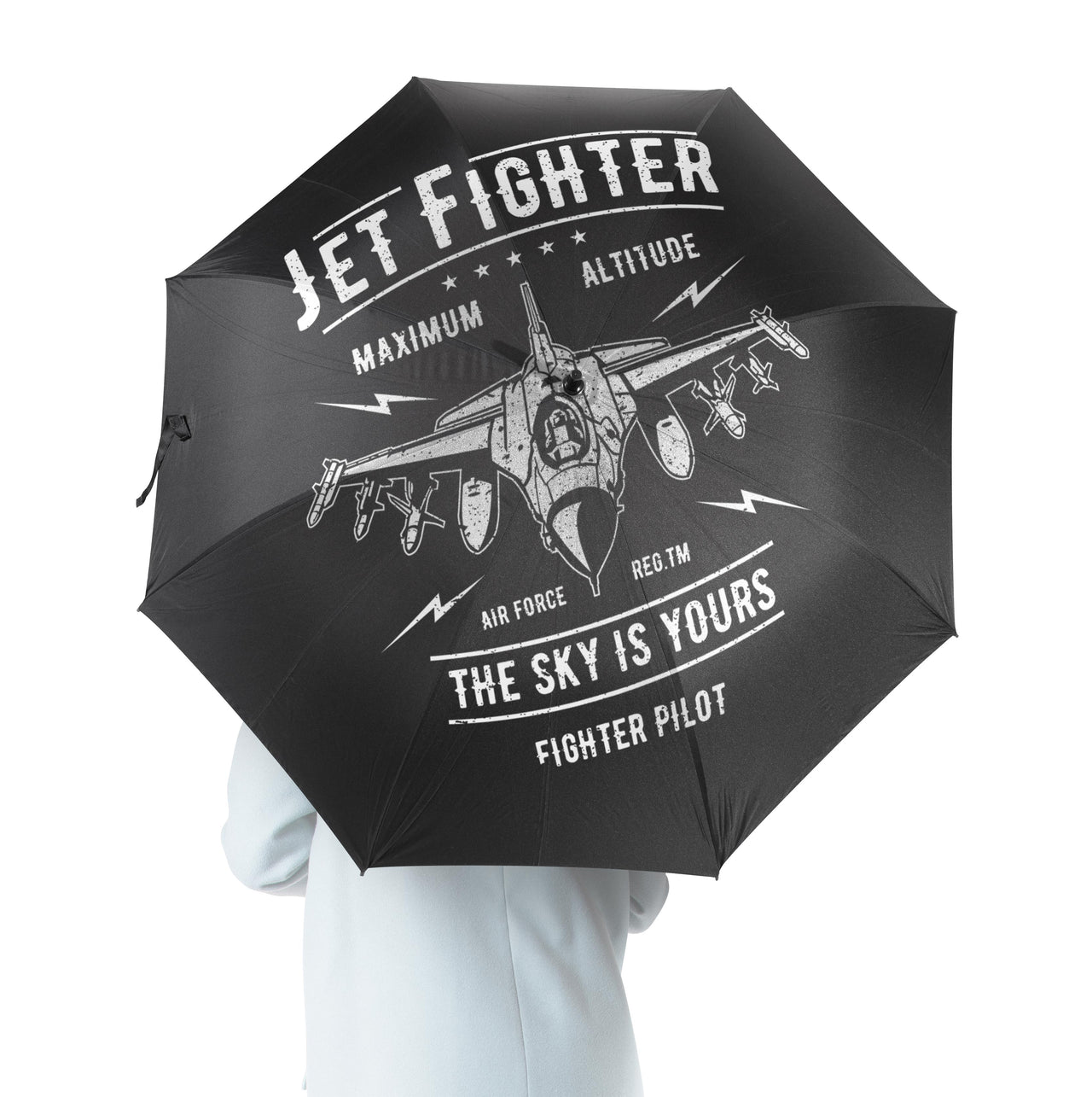 Jet Fighter - The Sky is Yours Designed Umbrella