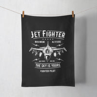 Thumbnail for Jet Fighter - The Sky is Yours Designed Towels