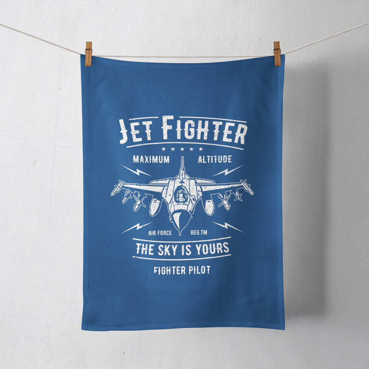 Jet Fighter - The Sky is Yours Designed Towels