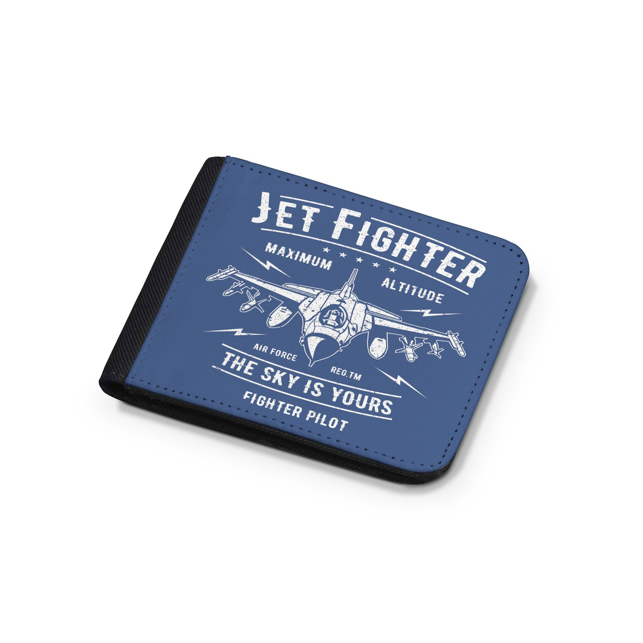 Jet Fighter - The Sky is Yours Designed Wallets