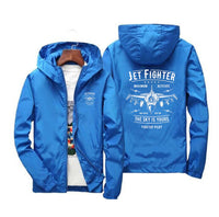 Thumbnail for Jet Fighter - The Sky is Yours Designed Windbreaker Jackets