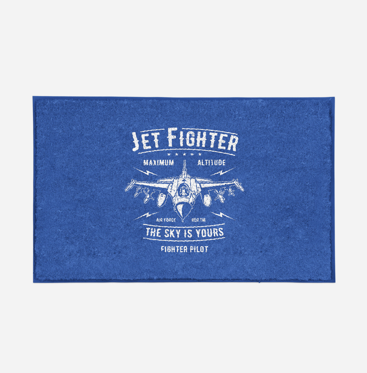 Jet Fighter - The Sky is Yours Designed Door Mats