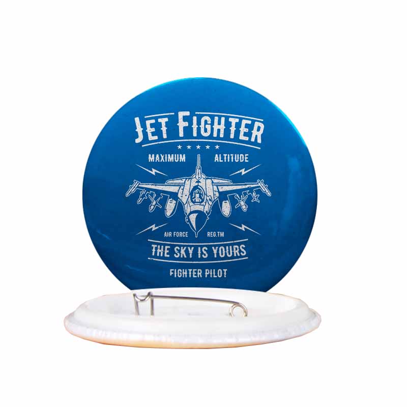 Jet Fighter - The Sky is Yours Designed Pins