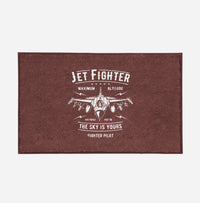 Thumbnail for Jet Fighter - The Sky is Yours Designed Door Mats
