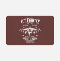 Thumbnail for Jet Fighter - The Sky is Yours Designed Bath Mats