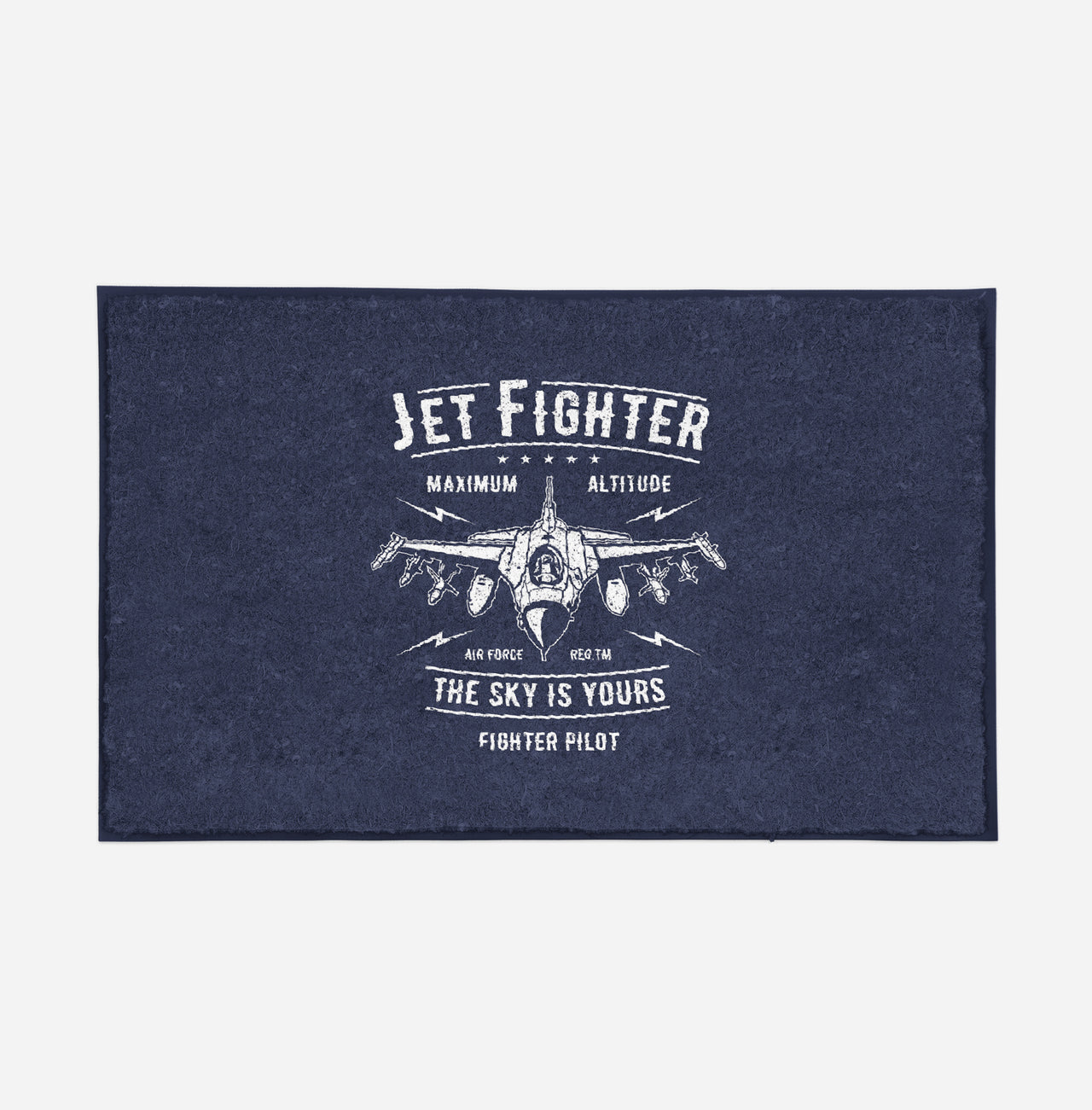 Jet Fighter - The Sky is Yours Designed Door Mats