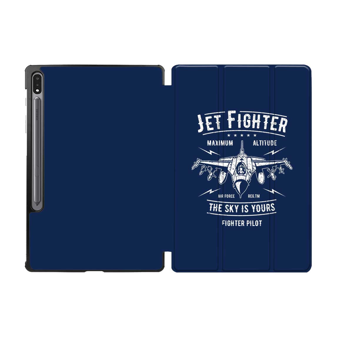 Jet Fighter - The Sky is Yours Designed Samsung Tablet Cases
