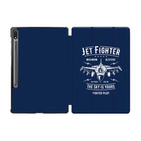 Thumbnail for Jet Fighter - The Sky is Yours Designed Samsung Tablet Cases