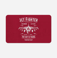 Thumbnail for Jet Fighter - The Sky is Yours Designed Bath Mats